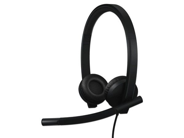 Audífonos Tipo Diadema Logitech H570E , Con Micrófono, Respuesta de Frecuencia 20Hz - 20KHz, USB Tipo C. Color Negro.
