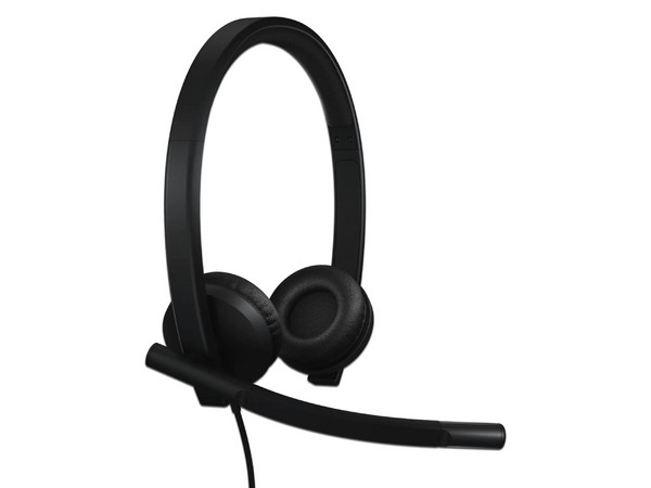 Audífonos Tipo Diadema Logitech H570E , Con Micrófono, Respuesta de Frecuencia 20Hz - 20KHz, USB Tipo C. Color Negro.