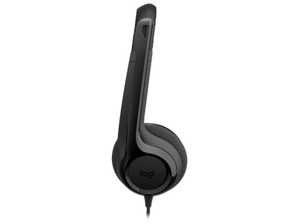 Audífonos con Micrófono Logitech H390 981-001575, Micrófono Abatible, Cable de 1.9m, USB Tipo C. Color Negro.
