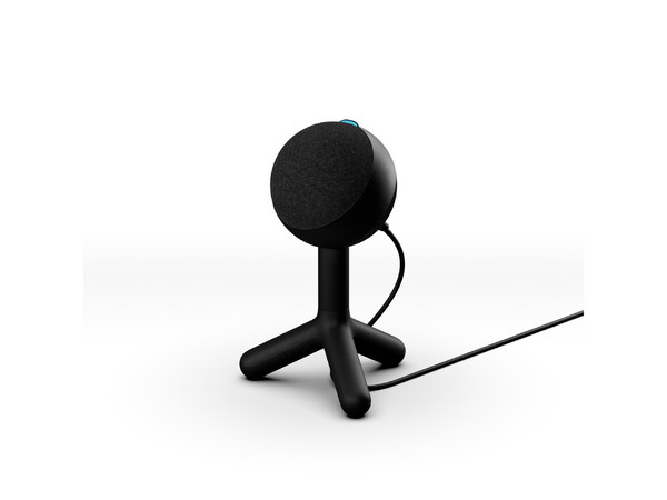 Micrófono Logitech Yeti Orb RGB Gamer, Lightsync, USB Alámbrico, Compatible con PC y Mac, Negro.