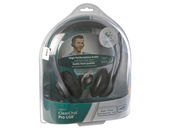Audífonos Logitech ClearChat Pro USB con Micrófono