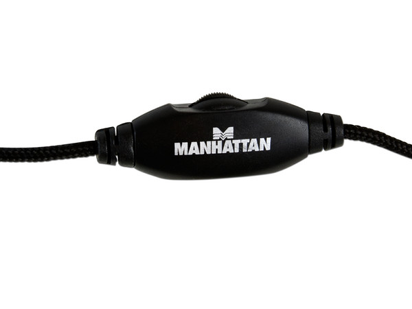 Audífonos Estéreo Manhattan con Micrófono y Control de Volumen.