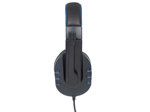 Audífonos con Micrófono Gaming Manhattan, Respuesta de Frecuencia 20Hz-20kHz, USB. Color Negro.