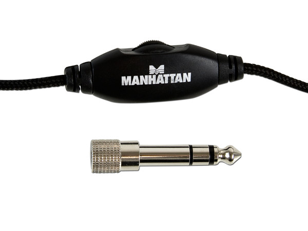 Audífonos Estéreo de Lujo Extensión Metálica Felxible para el Micrófono con Control de Volumen Integrado 