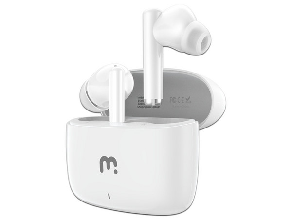 Audífonos Earbud MYBAT Serene True RFHSBTST052, Bluetooth 5.0, Color Blanco.