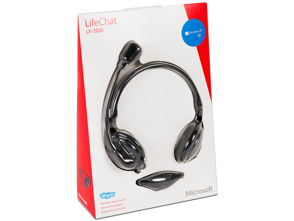 Audífonos con Micrófono Microsoft LifeChat LX-2000.