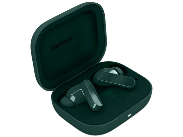 Audífonos Inalámbricos Motorola Moto Buds Bass, Sonido Espacial, Bluetooth 5.3. Color Verde Pantone.