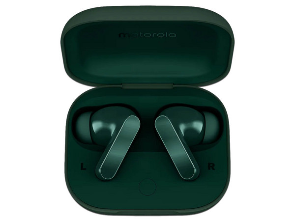 Audífonos Inalámbricos Motorola Moto Buds Bass, Sonido Espacial, Bluetooth 5.3. Color Verde Pantone.