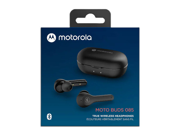 Audífonos Inalámbricos Motorola Moto Buds 085, TWS, Estuche de Carga, Bluetooth, IPX5. Color Negro.