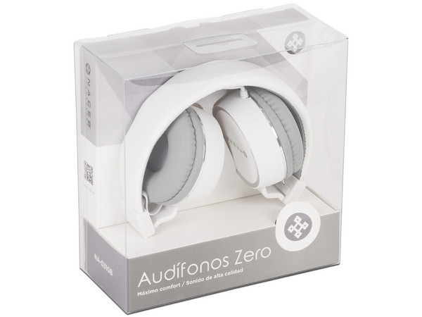 Audífonos NACEB NA-0310G, respuesta de frecuencia 20-20,000 Hz. Color Blanco.