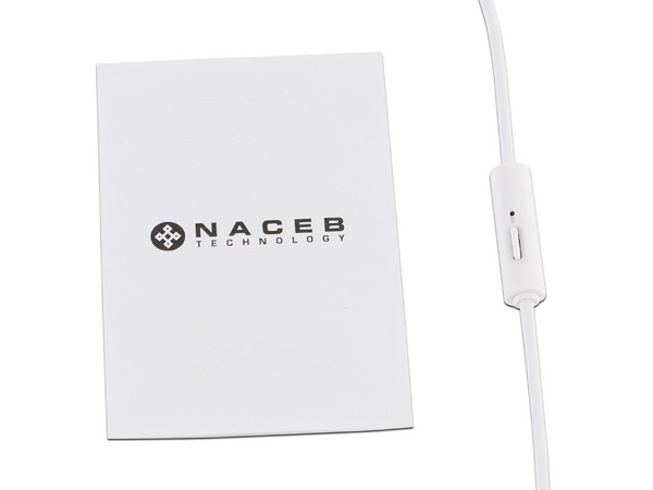 Audífonos NACEB NA-0310G, respuesta de frecuencia 20-20,000 Hz. Color Blanco.