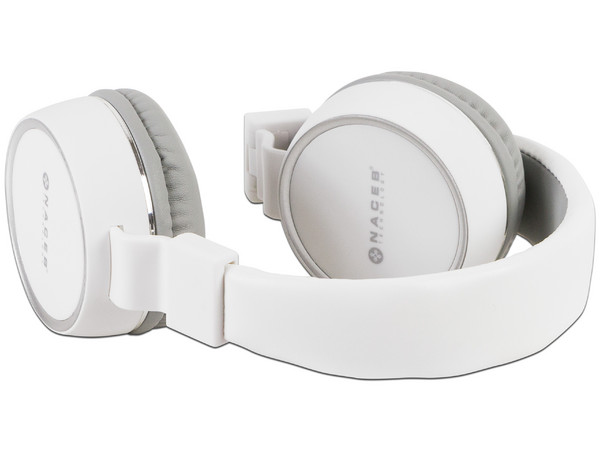 Audífonos NACEB NA-0310G, respuesta de frecuencia 20-20,000 Hz. Color Blanco.
