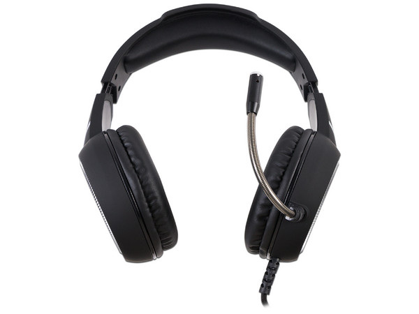Audífonos Gamer tipo diadema Naceb RGB NA-0311 con micrófono, Respuesta de frecuencia 20Hz-20000Hz, 3.5mm. Color Negro.