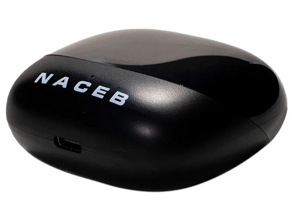 Audífonos internos Naceb con Micrófono NA-0322, Inalámbricos, Bluetooth y Cancelación de Ruido. Color Negro.