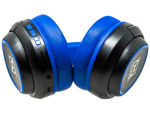 Audífonos Inalámbricos tipo Diadema Necnon NBH-02, Respuesta de Frecuencia 20Hz-20kHz, Bluetooth, Color Azul.