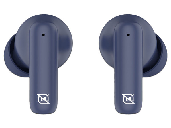 Audífonos Inalámbricos NECNON NTWS-103 con Estuche de Carga, Bluetooth 5.3, USB Tipo C. Color Azul.