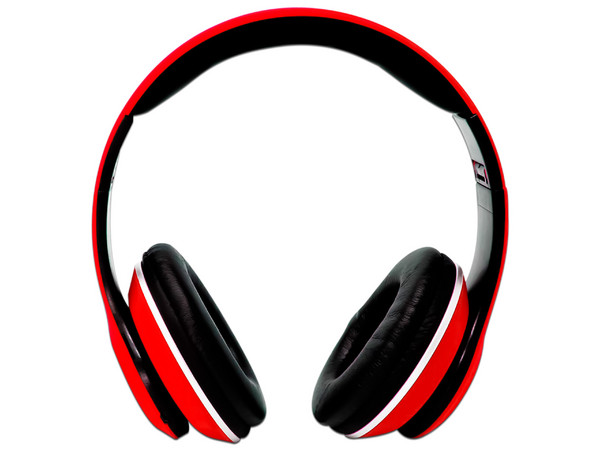 Audífonos con micrófono NECNON NCAB0102RZ, Tipo diadema, Manos libres, Bluetooth, Color Rojo.