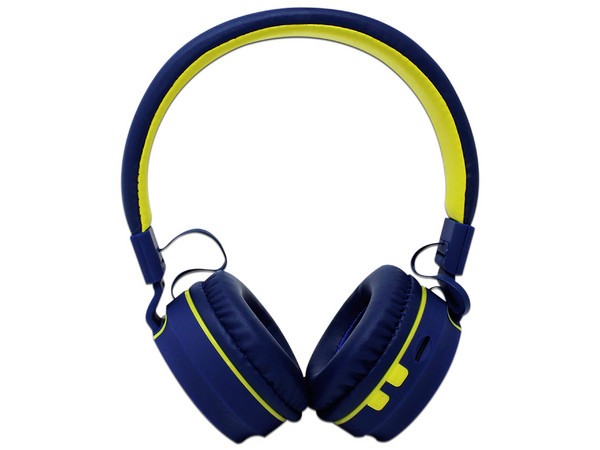 Audífonos Inalámbricos tipo Diadema Necnon NBH-05, Respuesta de Frecuencia 20Hz-20kHz, Bluetooth, Color Azul.