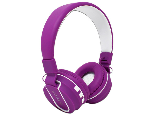 Audífonos Inalámbricos tipo Diadema Necnon NBH-05, Respuesta de Frecuencia 20Hz-20kHz, Bluetooth, Color Morado.