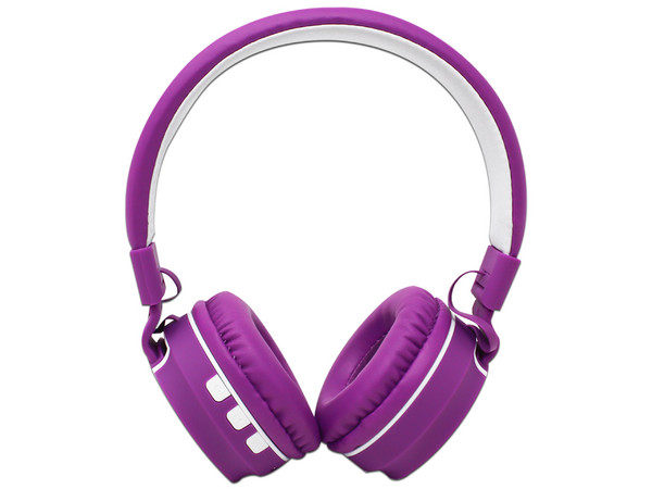 Audífonos Inalámbricos tipo Diadema Necnon NBH-05, Respuesta de Frecuencia 20Hz-20kHz, Bluetooth, Color Morado.
