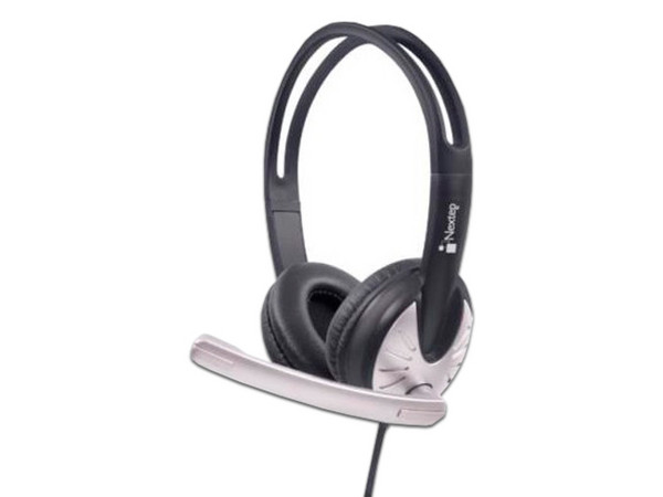 Audífonos con Micrófono Nextep NE-425C, USB, Color Negro.