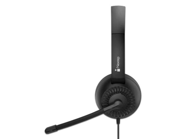 Audífonos con Micrófono Nextep NE-426, USB / 3.5mm, Color Negro.