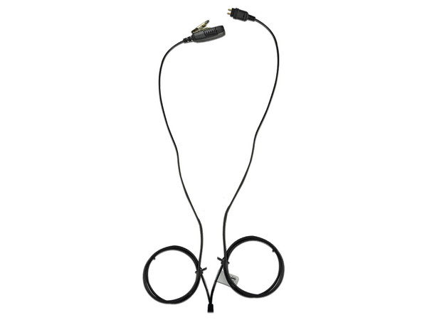 Micrófono OTTO E1-2W2HY131 de 2 Cables, Serie LOC para Radios Hytera, Color Negro.