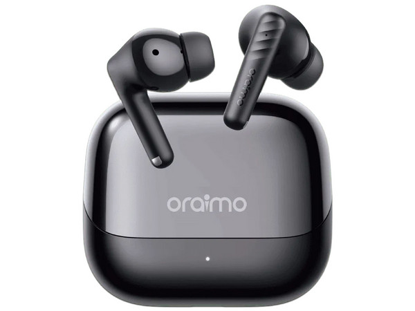 Audiófonos Inalámbricos Oraimo SpaceBuds Neo+, Con Estuche de Carga, IPX4, Bluetooth. Color Negro.