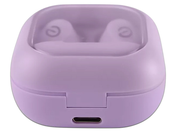 Audífonos inalámbricos Perfect Choice Easy Line TWS Florela, Bluetooth. Color Morado.