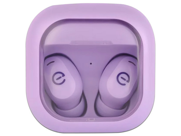Audífonos inalámbricos Perfect Choice Easy Line TWS Florela, Bluetooth. Color Morado.