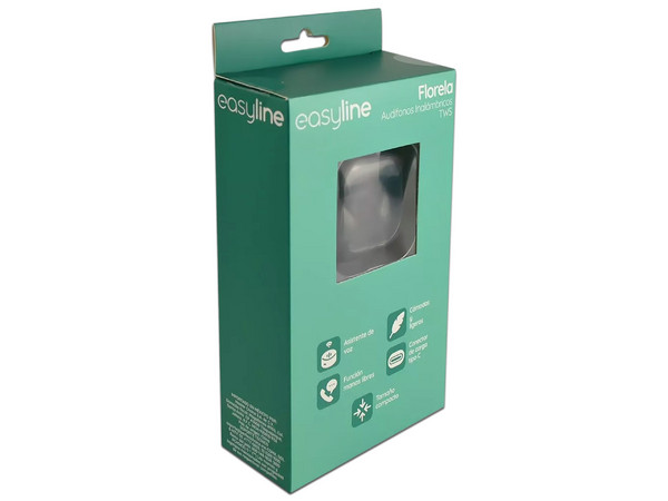 Audífonos inalámbricos Perfect Choice Easy Line TWS Florela, Bluetooth. Color Verde.