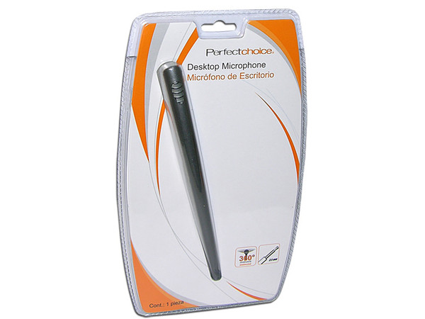 Micrófono de Escritorio Perfect Choice con Recepción de Sonido Omnidireccional