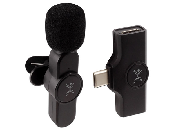 Micrófono Inalámbrico para Streaming Perfect Choice Fidelity , 20Hz a 20kHz, USB-C. Color Negro