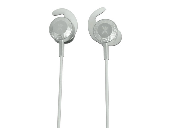 Audífonos manos libres Perfect Choice PC-116417 con micrófono desmontable, USB-C. Color Blanco.