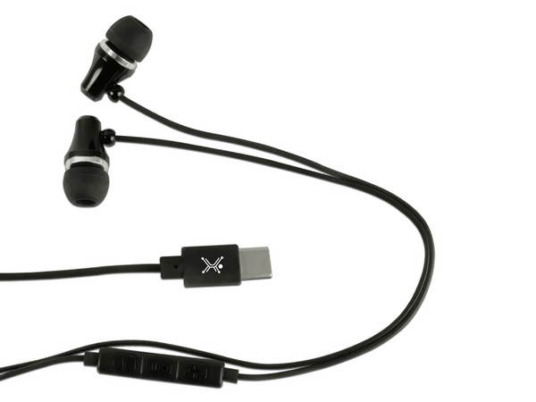Audífonos con Micrófono Perfect Choice Glissando, USB-C, Color Negro.