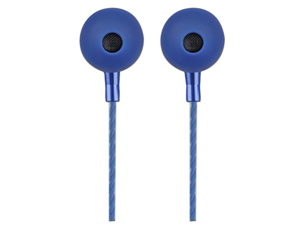 Audífonos Perfect Choice Stretto, 3.5mm. Color Azul.