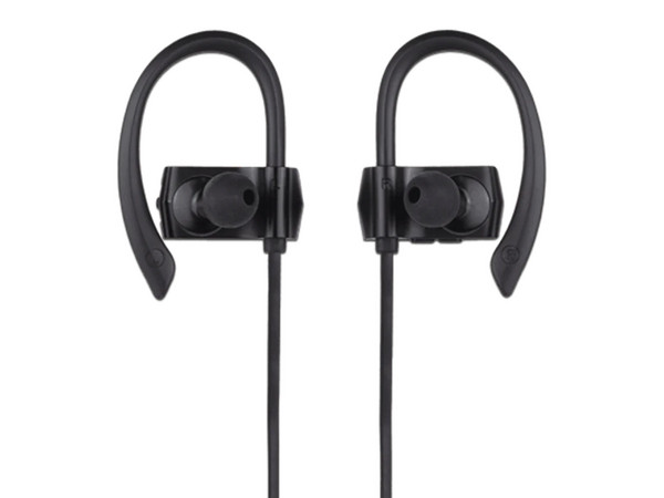 Audífonos manos libres Perfect Choice Free Motion con micrófono, Bluetooth. Color Negro.