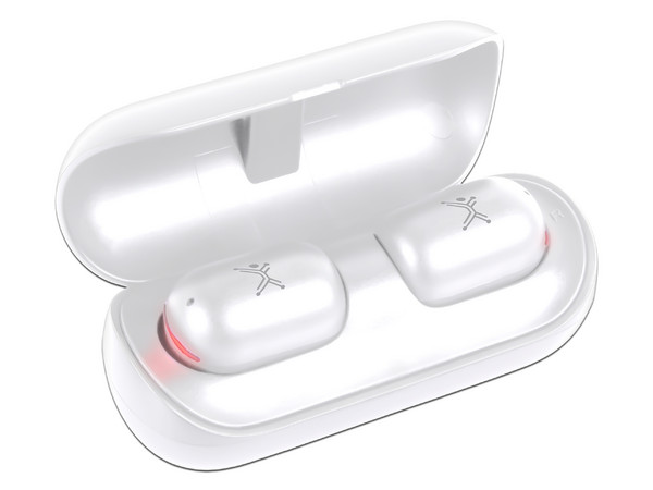 Audífonos inalámbricos Perfect Choice TWS Hubble, Bluetooth 5.0, Color Blanco.