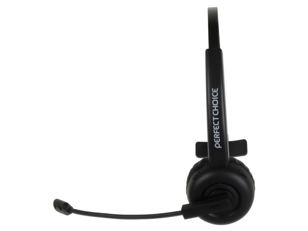 Audífonos tipo Diadema con Micrófono Perfect Choice PC-116882, Bluetooth, recargables. Color Negro.