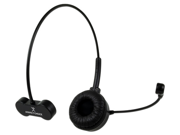 Audífonos Perfect Choice PC-116899 con micrófono, Monoaural, Bluetooth.