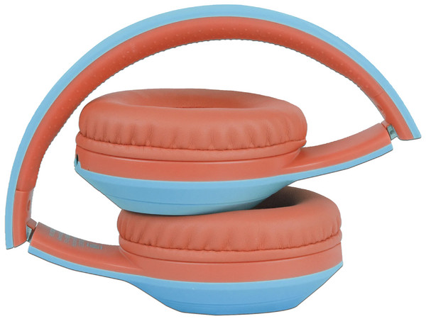 Audífonos Inalámbricos PERFECT CHOICE ON-EAR tipo Diadema, Bluetooth, Color Azul/Naranja.