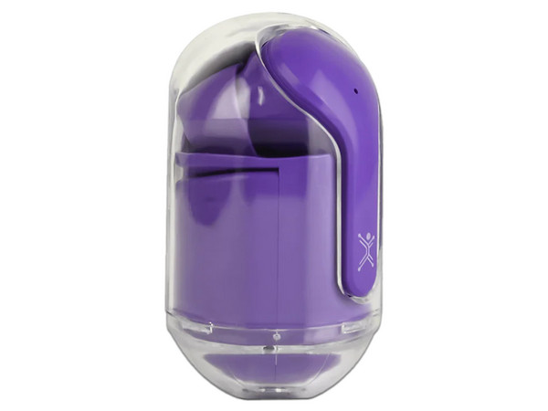 Audífonos Inalámbricos Perfect Choice PC-117025, Bluetooth, Modo TWS, Color Morado.