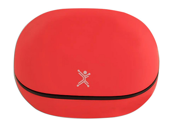 Audífonos Perfect Choice Mini Tinybeats con display, TWS, Bluetooth, Color Rojo
