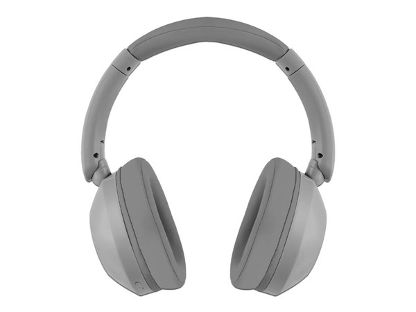 Audífonos Inalámbricos tipo Diadema Perfect Choice Soundia PC-117117, Respuesta de frecuencia 20Hz-20kHz, Bluetooth 5.3, USB-C, 3.5mm. Color Gris.