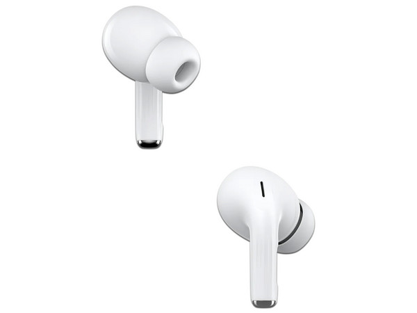 Audífonos Inalámbricos Perfect Choice Nesh, Con Estuche de Carga, Cancelación de Ruido ENC, Bluetooth, Color Blanco.
