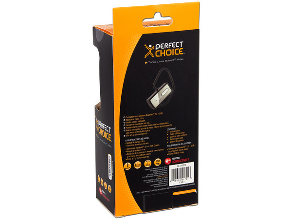 Auricular Manos Libres Perfect Choice Reflex, Bluetooth.