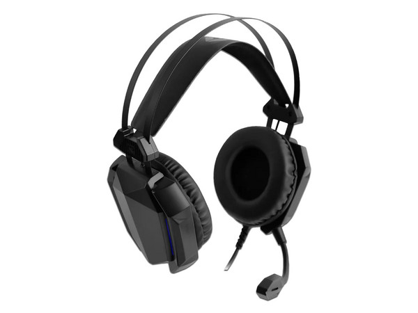 Audífonos Gamer Perfect Choice Onfall Pro, Alámbrico, 3.5mm. Color Negro