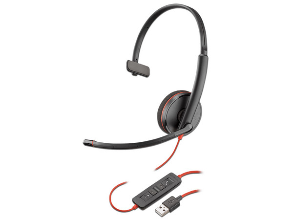 Audífonos con micrófono Plantronics Blackwire C3210, respuesta de frecuencia 20Hz-20,000Hz, USB tipo A.