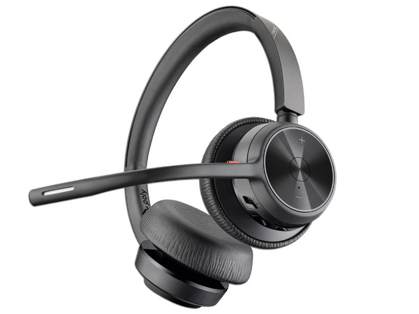Audífonos Inalámbricos tipo Diadema con Micrófono Poly Voyager 4320 UC, Respuesta de Frecuencia 20-20000Hz, Bluetooth, Receptor USB.