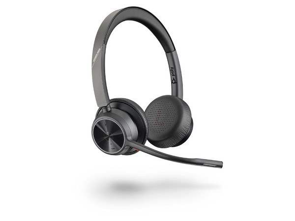 Audífonos con Micrófono HP Poly Voyager 76U50AA, Incluye Adaptador USB Tipo C BT700, Cable de 1.5m, Bluetooth. Color Negro.